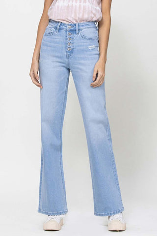 Stretch 90's Loose Leg Jeans *Online Only* - Premium clothing at Lonnys NY - Just $68! Shop Womens clothing now 