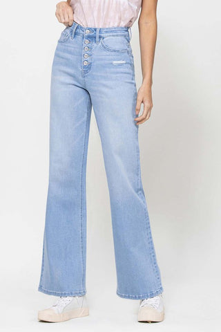 Stretch 90's Loose Leg Jeans *Online Only* - Premium clothing at Lonnys NY - Just $68! Shop Womens clothing now 