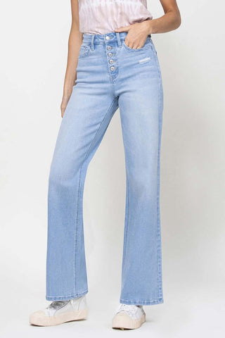 Stretch 90's Loose Leg Jeans *Online Only* - Premium clothing at Lonnys NY - Just $68! Shop Womens clothing now 