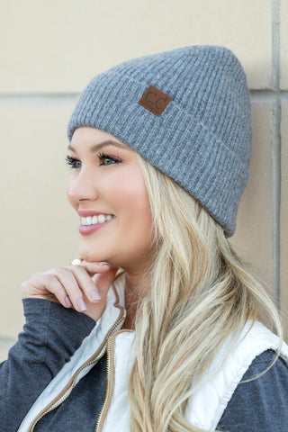 CC Cashmere Blend Cuff Beanie *Online Only* - Premium clothing at Lonnys NY - Just $30! Shop Womens clothing now 