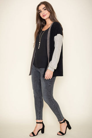 Color Block Knit Cardigan *Online Only* - Premium  at Lonnys NY - Just $75! Shop Womens clothing now 