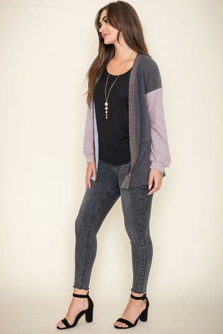 Color Block Knit Cardigan *Online Only* - Premium  at Lonnys NY - Just $75! Shop Womens clothing now 