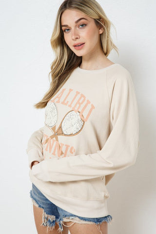 French Terry Graphic Sweatshirt *Online Only* - Premium  at Lonnys NY - Just $65! Shop Womens clothing now 