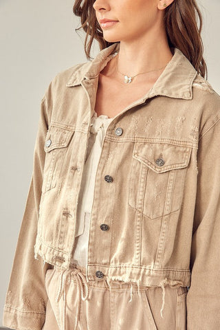 Color Denim Jacket  *Online Only* - Premium  from Mustard Seed - Just $88! Shop now 