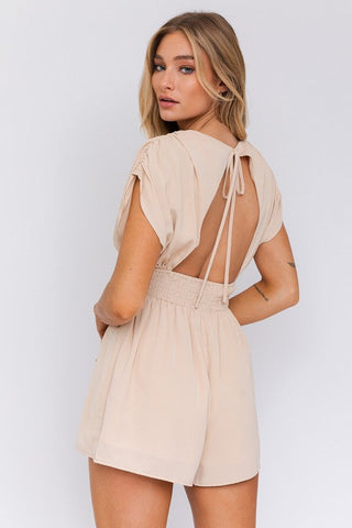 Cover Sleeve Romper  * Online Only* - Premium romper at Lonnys NY - Just $65! Shop Womens clothing now 