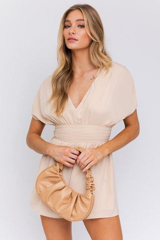 Cover Sleeve Romper  * Online Only* - Premium romper at Lonnys NY - Just $65! Shop Womens clothing now 