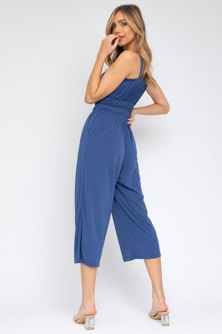 Sleeveless Drawstring Cropped Jumpsuit *Online Only* - Premium  from Gilli - Just $50.88! Shop now 