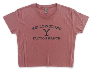 Yellowstone Dutton Ranch Cropped Tee *Online Only* - Premium clothing at Lonnys NY - Just $37! Shop Womens clothing now 