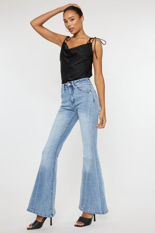 High Rise Super Flare Jeans *Online Only* - Premium clothing at Lonnys NY - Just $75! Shop Womens clothing now 