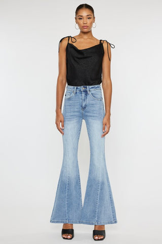 High Rise Super Flare Jeans *Online Only* - Premium clothing at Lonnys NY - Just $75! Shop Womens clothing now 