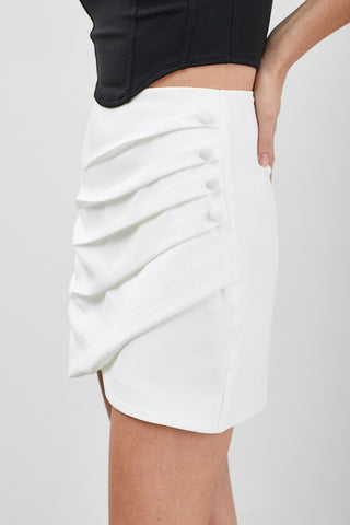 Pleated Wrap Skirt *Online Only* - Premium clothing at Lonnys NY - Just $46! Shop Womens clothing now 