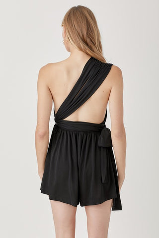 Halter Neck Banded Knit Romper *Online Only* - Premium clothing at Lonnys NY - Just $54! Shop Womens clothing now 