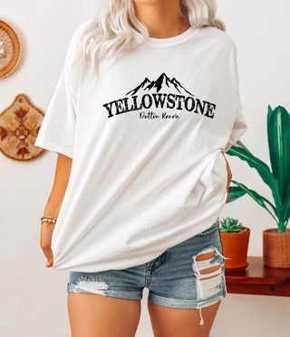 Yellowstone Dutton Ranch Mountain Tee *Online Only* - Premium clothing at Lonnys NY - Just $40! Shop Womens clothing now 