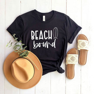 Beach Bound Short Sleeve Graphic Tee *Online Only* - Premium Shirts & Tops at Lonnys NY - Just $45.50! Shop Womens clothing now 