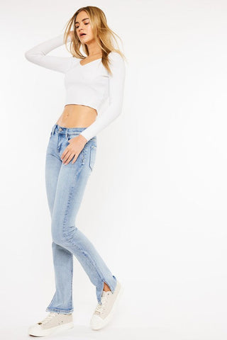 Mid Rise Y2K Bootcut Jeans  *Online Only* - Premium Jeans from Kan Can USA - Just $90! Shop now 