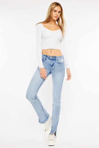 Mid Rise Y2K Bootcut Jeans - Premium  from Kan Can USA - Just $90! Shop now 