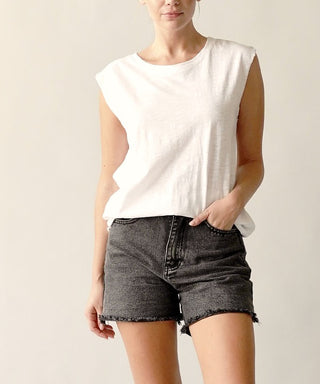 Cotton Slub Vintage Muscle Tank *Online Only* - Premium clothing at Lonnys NY - Just $60! Shop Womens clothing now 