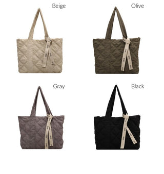 Quilted Tote Bag *Online Only* - Premium clothing at Lonnys NY - Just $48! Shop Womens clothing now 