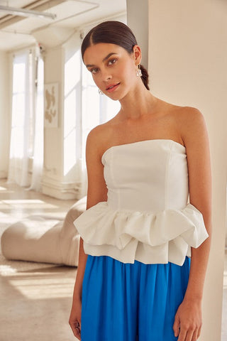 Off Shoulder Ruffle Top   *Online Only* - Premium  at Lonnys NY - Just $58! Shop Womens clothing now 