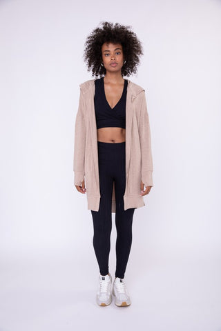 Longline Hooded Cardigan *Online Only* - Premium clothing at Lonnys NY - Just $53! Shop Womens clothing now 