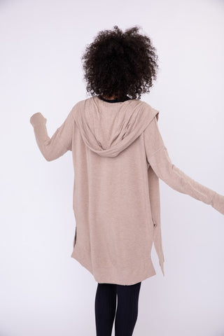 Longline Hooded Cardigan *Online Only* - Premium clothing at Lonnys NY - Just $53! Shop Womens clothing now 