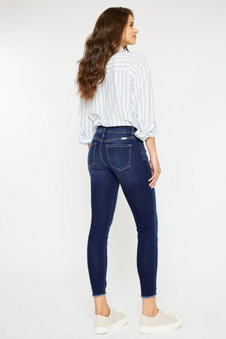 Mid RIse Ankle Skinny Jeans *Online Only* - Premium  at Lonnys NY - Just $57.63! Shop Womens clothing now 