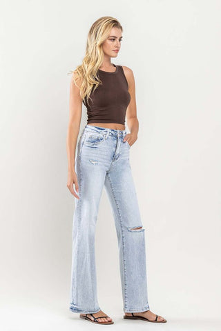 90s Vintage Super High Rise Flare Jeans *Online Only* - Premium clothing at Lonnys NY - Just $85! Shop Womens clothing now 