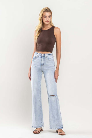 90s Vintage Super High Rise Flare Jeans *Online Only* - Premium clothing at Lonnys NY - Just $85! Shop Womens clothing now 