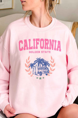 CALIFORNIA GOLDEN STATE GRAPHIC SWEATSHIRT *Online Only* - Premium  at Lonnys NY - Just $66.63! Shop Womens clothing now 