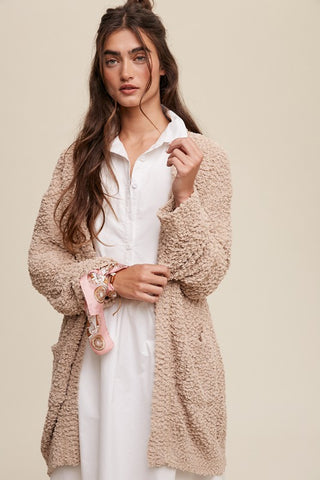 Relaxed Popcorn Cardi *Online Only* - Premium clothing at Lonnys NY - Just $45! Shop Womens clothing now 