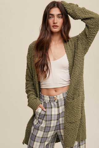 Relaxed Popcorn Cardi *Online Only* - Premium clothing at Lonnys NY - Just $45! Shop Womens clothing now 