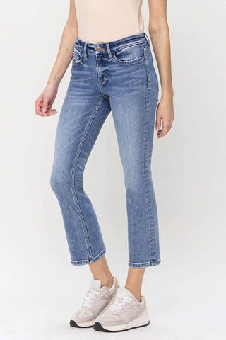 Mid Rise Kick Flare Jeans  *Online Only* - Premium Jeans from VERVET by Flying Monkey - Just $85! Shop now 