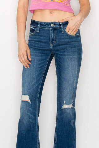 Low Rise Stretch Vintage Flare Jeans *Online Only* - Premium Jeans at Lonnys NY - Just $88! Shop Womens clothing now 