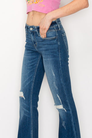 Low Rise Stretch Vintage Flare Jeans *Online Only* - Premium Jeans at Lonnys NY - Just $88! Shop Womens clothing now 