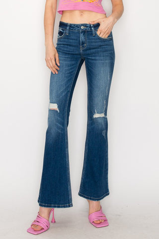 Low Rise Stretch Vintage Flare Jeans *Online Only* - Premium Jeans at Lonnys NY - Just $88! Shop Womens clothing now 