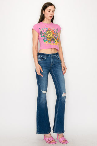 Low Rise Stretch Vintage Flare Jeans *Online Only* - Premium Jeans at Lonnys NY - Just $88! Shop Womens clothing now 