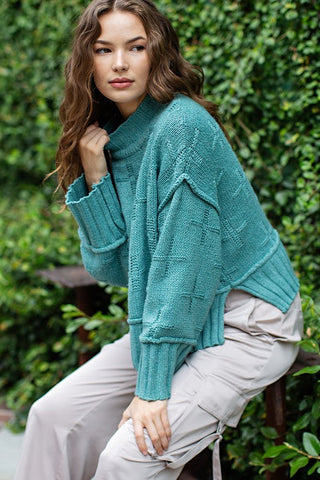 Turtle Neck Knit Top *Online Only* - Premium sweaters from eesome - Just $62! Shop now 