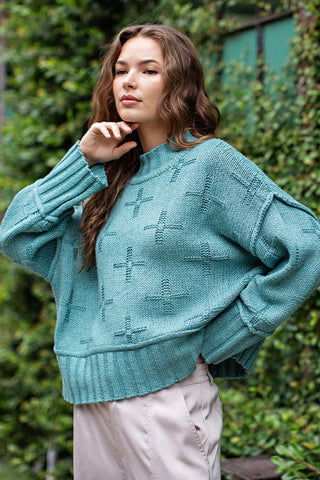 Turtle Neck Knit Top *Online Only* - Premium sweaters from eesome - Just $62! Shop now 