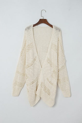 Crochet Dolman Knit Sleeve Cardigan *Online Only* - Premium cardigan at Lonnys NY - Just $65! Shop Womens clothing now 