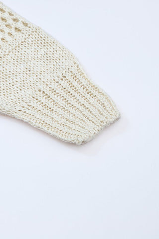 Crochet Dolman Knit Sleeve Cardigan *Online Only* - Premium cardigan at Lonnys NY - Just $65! Shop Womens clothing now 