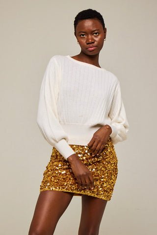 1982 Rosa Ribbed Crew Sweater - Premium clothing at Lonnys NY - Just $269! Shop Womens clothing now 