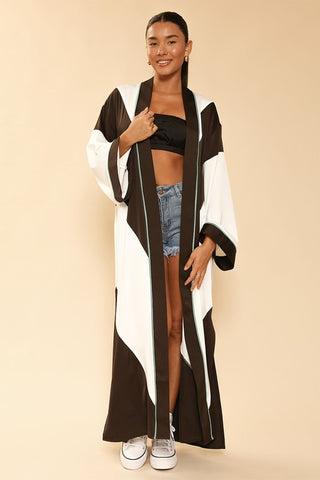 Chevron Kimono *Online Only* - Premium clothing at Lonnys NY - Just $90! Shop Womens clothing now 