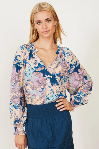 Caballero Miki Lilac Fields Top - Premium Shirts & Tops at Lonnys NY - Just $198! Shop Womens clothing now 