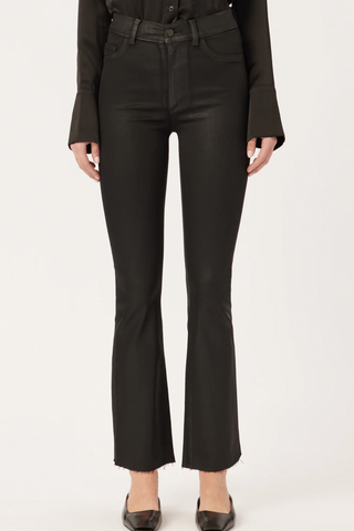 DL1961 Bridget Boot High Rise Instasculpt 27" - Black Coated - Premium pants at Lonnys NY - Just $209! Shop Womens clothing now 