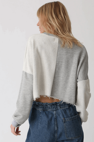 Electric & Rose Tai Terry Sweatshirt - Heather Grey - Premium sweaters at Lonnys NY - Just $178! Shop Womens clothing now 