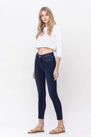 High Rise Ankle Skinny Jeans *Online Only* - Premium clothing at Lonnys NY - Just $65! Shop Womens clothing now 