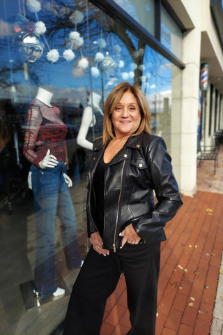 Selah Vegan Leather Jacket - Premium clothing at Lonnys NY - Just $485! Shop Womens clothing now 