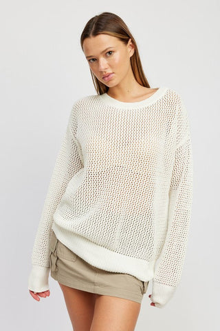 CROCHET LONG SLEEVE TOP *Online ONLY* - Premium silk top from Emory Park - Just $63! Shop now 