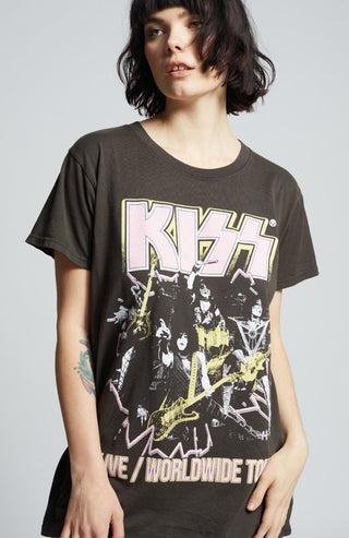 KISS Alive Tour Unisex Band Tee *Online Only* - Premium Shirts & Tops at Lonnys NY - Just $60! Shop Womens clothing now 