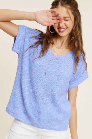 Lightweight Short Sleeve Sweater *Online Only* - Premium clothing at Lonnys NY - Just $55! Shop Womens clothing now 